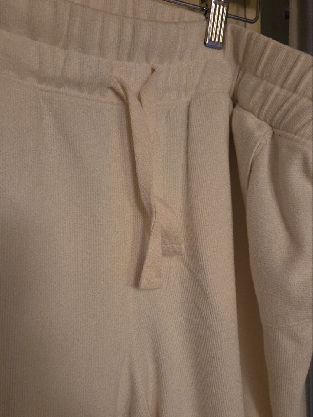 all in motion Cream Wide-Leg Drawstring Pants - Picture 4 of 7